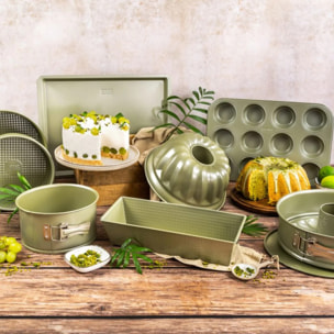 Ensemble de 3 moules à gâteaux de 18 à 30 cm Zenker Green Vision