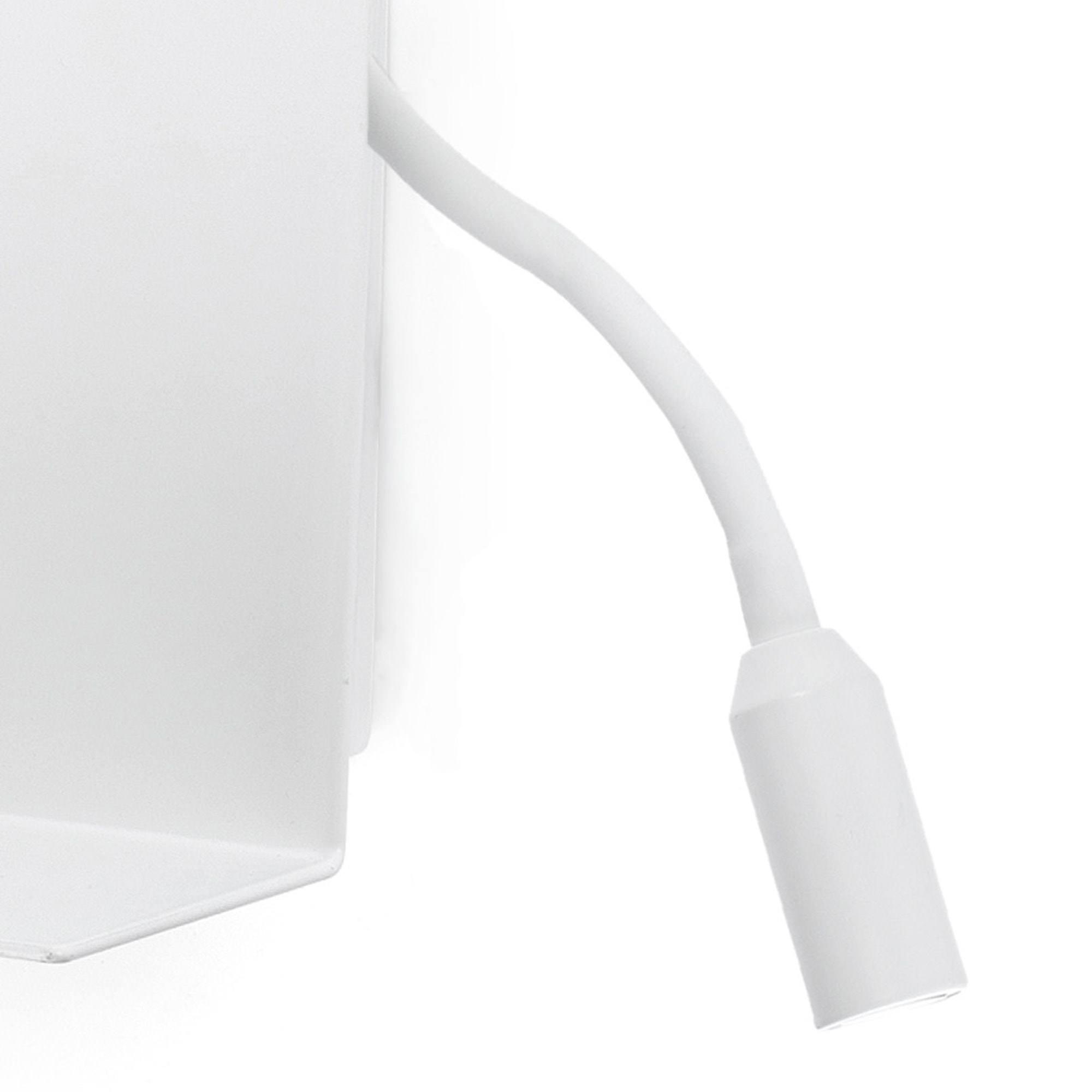 HANDY Lampe applique blanche avec lecteur LED gauche