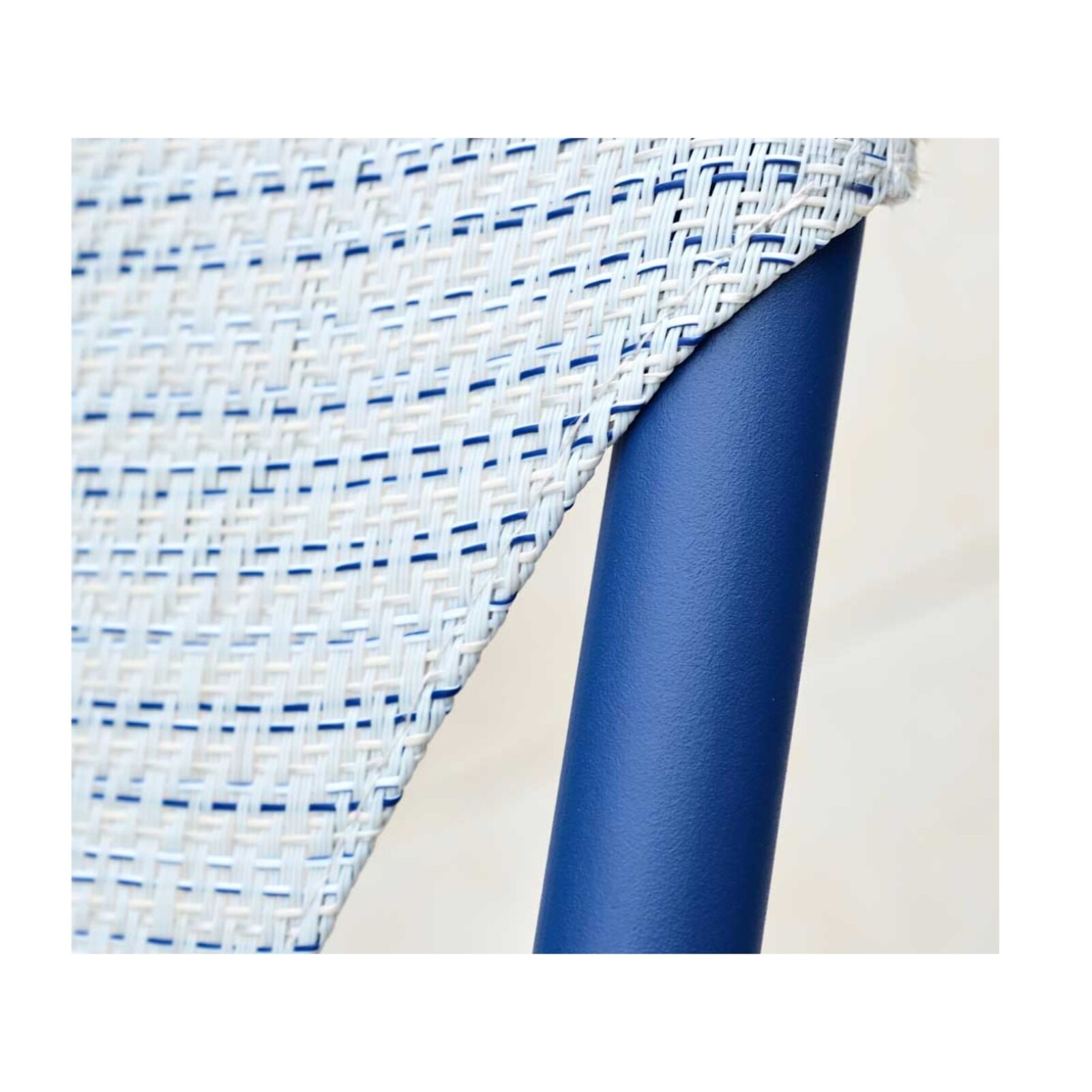 Lot de 6 Chiliennes en acier - bleu nuit - SUNNY