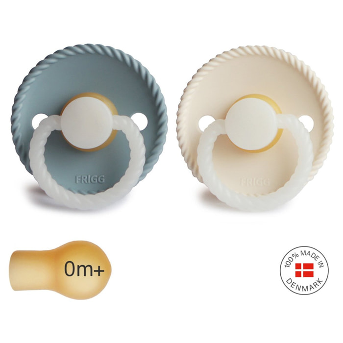 Frigg Pack 2 Chupetes Night Latex Rope