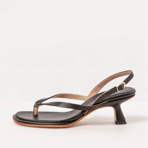 Sandalias con tacón S3166 NAPPA BLACK/ GLERA color Black