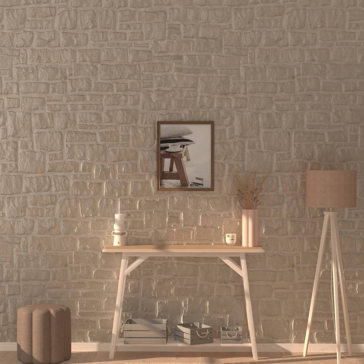 Cadre photo "Mae" en bois 40x50cm