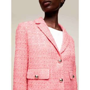 Motivi - Chaqueta corta de tweed - Rosa