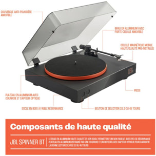 Platine vinyle JBL Spinner BT noir