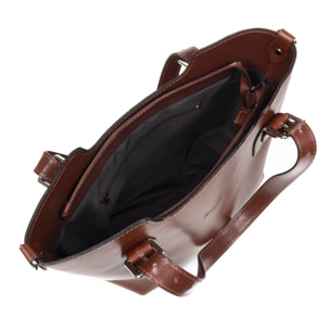 Borsa Tote da Donna Arezzo. Vera Pelle Tamponato