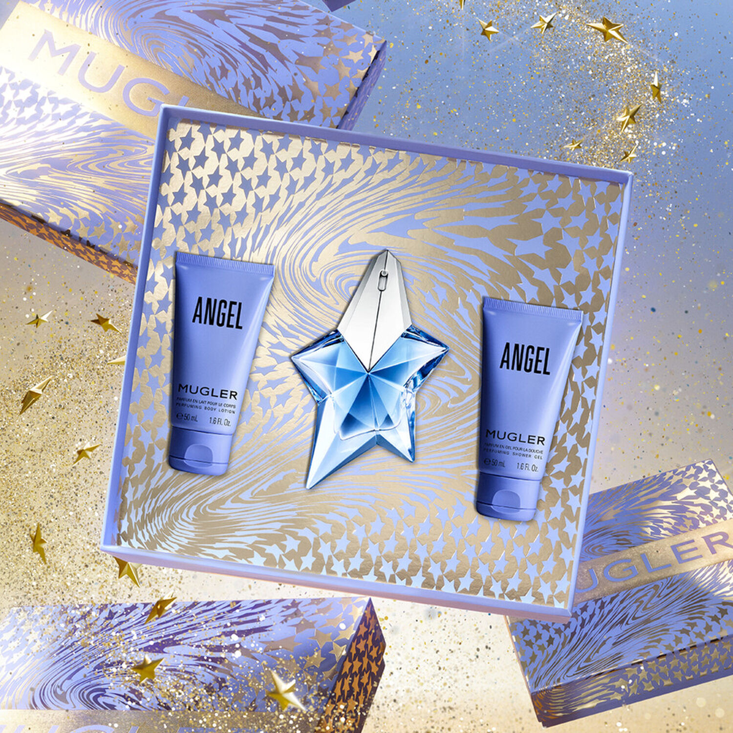 Angel - Coffret Eau de Parfum 25ml + Lait Corps 50ml + Gel Douche 50ml