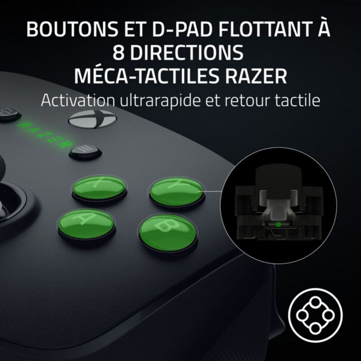 Manette RAZER Wolverine V3 Pro Noir