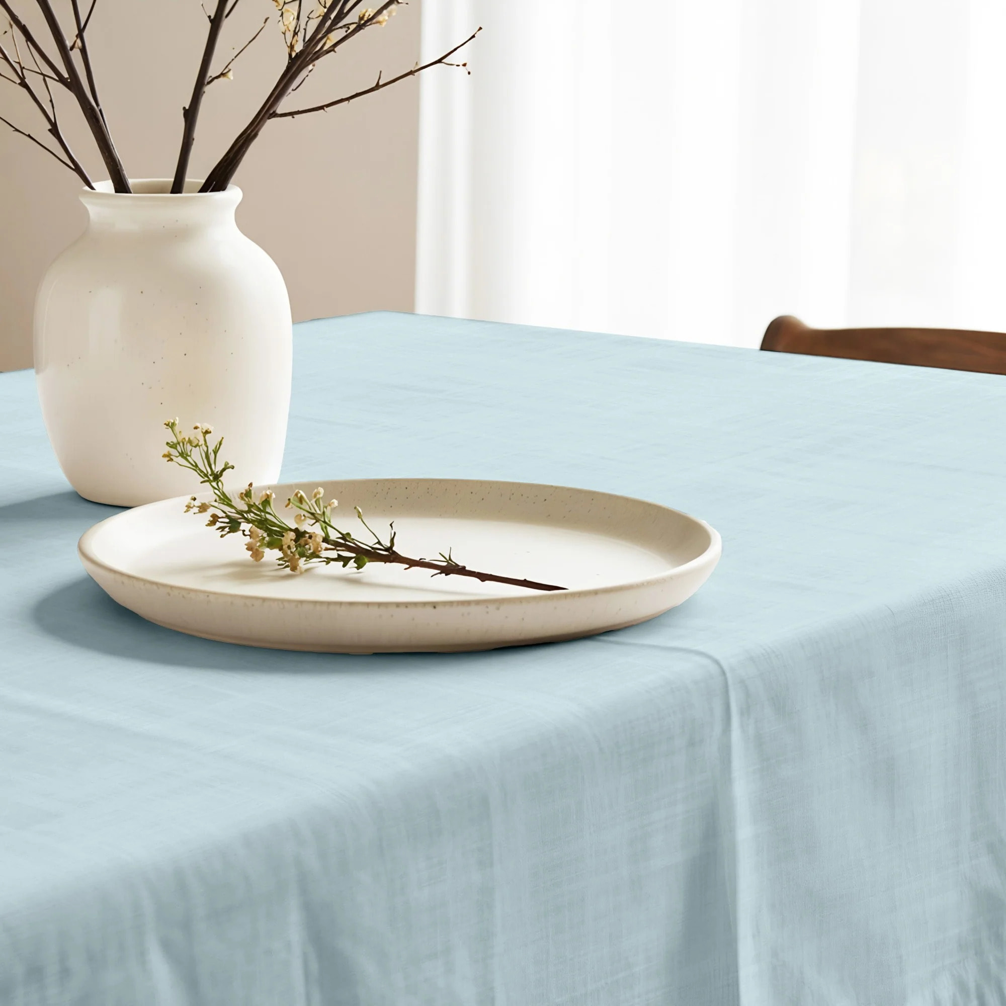 Nappe en résine anti-taches Bleu