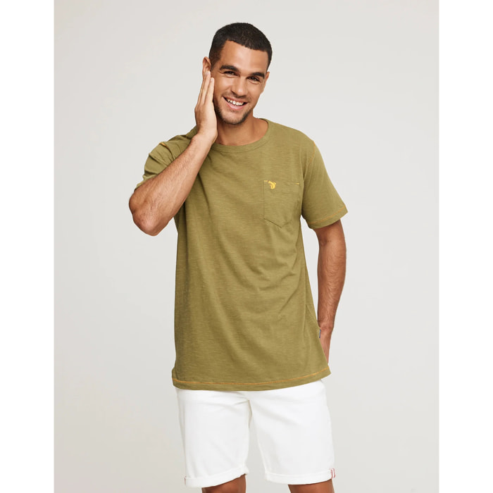 Camiseta Manga Corta Caqui - Darwin