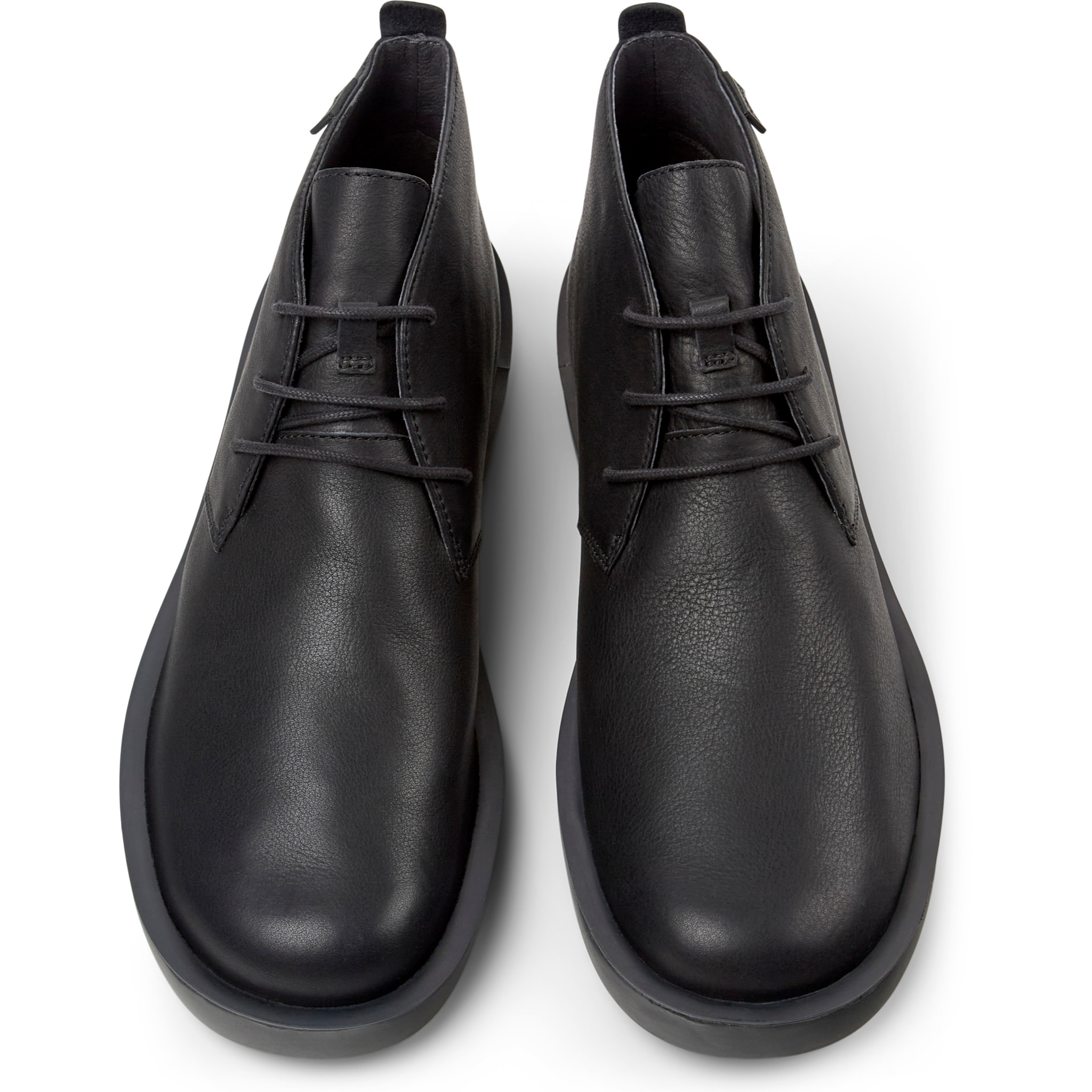 Sneaker-Bootie - CAMPER Wagon - Negro - Cuero liso