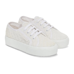 Superga Zapatos de mujer Cuña Chica 2730 KIDS MACRAME RHOMBUS