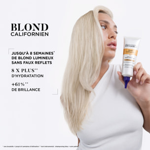 Dessange Blond Californien Coffret Shampooing Bleu Nutri-Correcteur 250ml Lot de 3