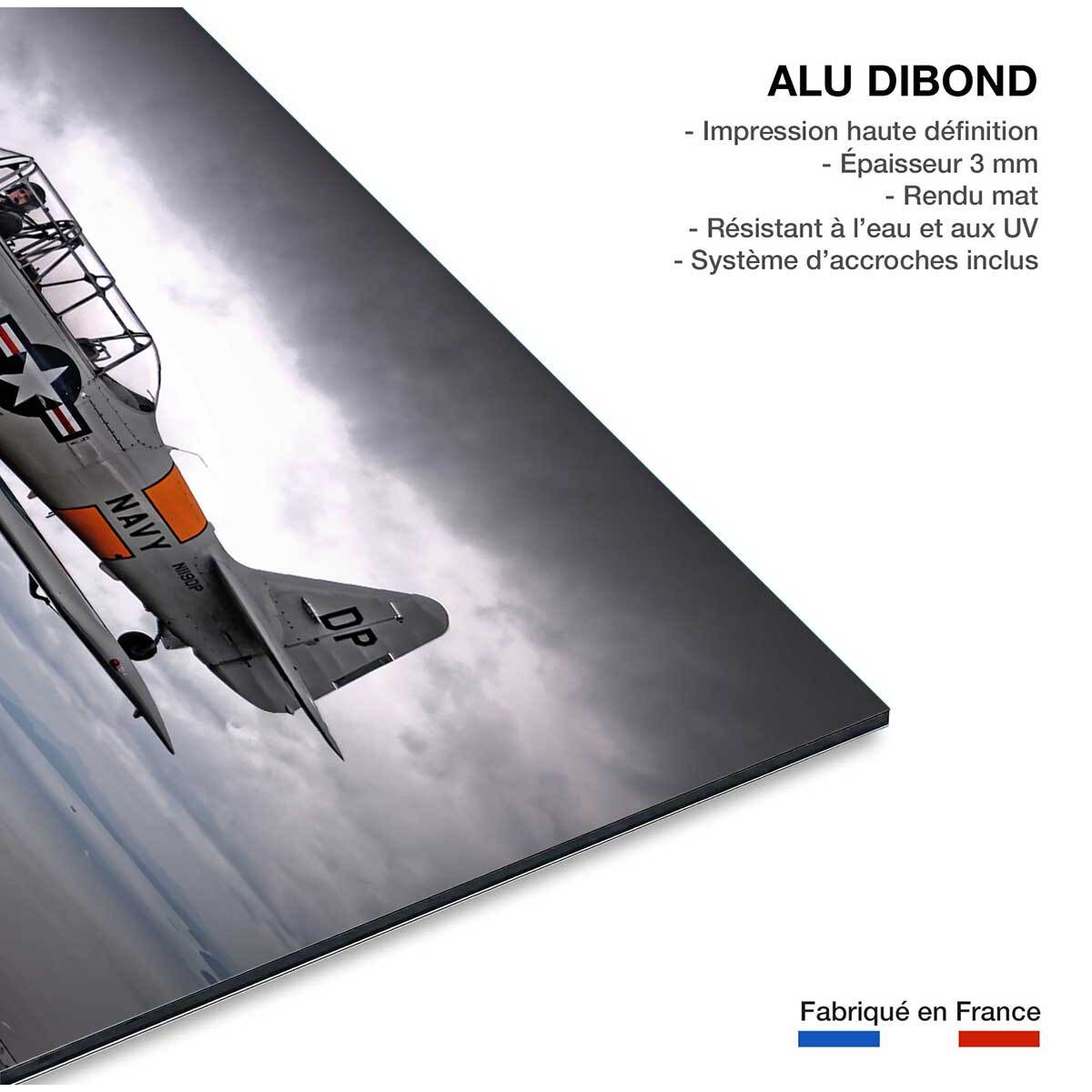 Tableau navy in the sky Tableau alu Dibond