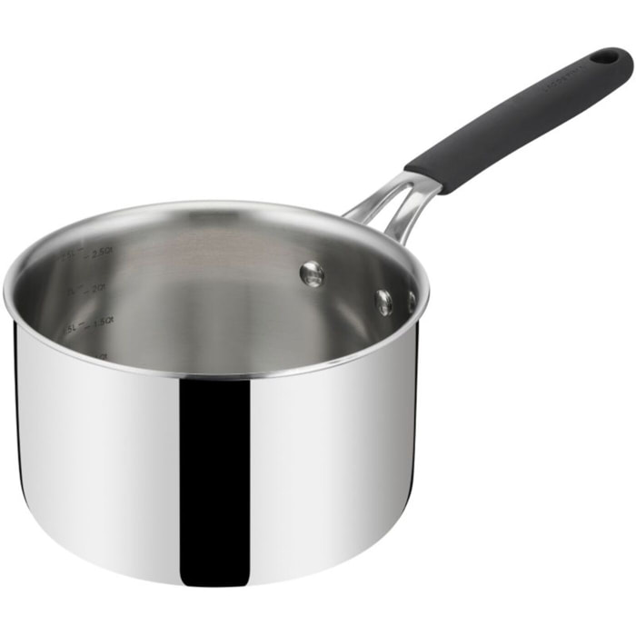 Batterie de cuisine LAGOSTINA 3 casseroles Esperta triply 16/18/20cm