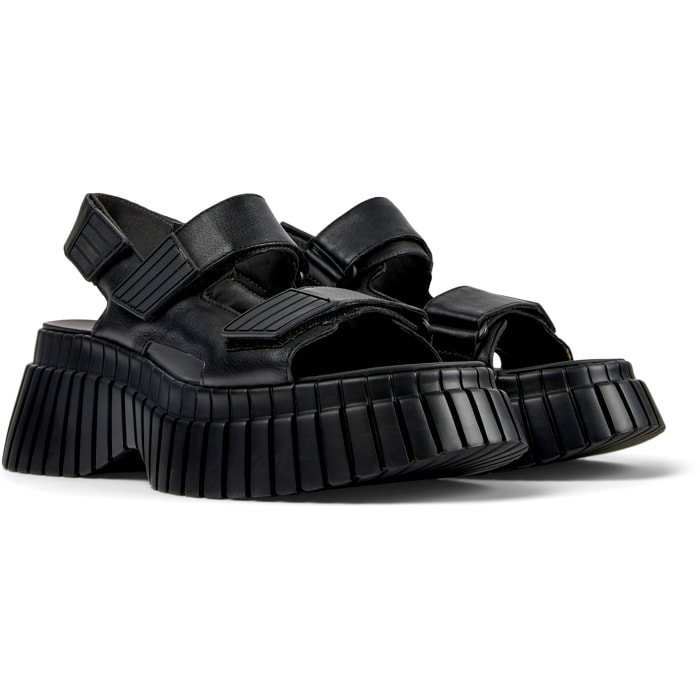 Sandalias - CAMPER BCN - Negro - Cuero liso