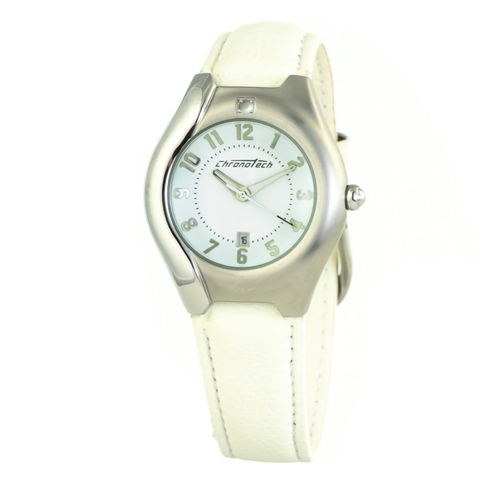 Reloj Chronotech CT2206L-06 Mujer Analogico Cuarzo con Correa de Piel