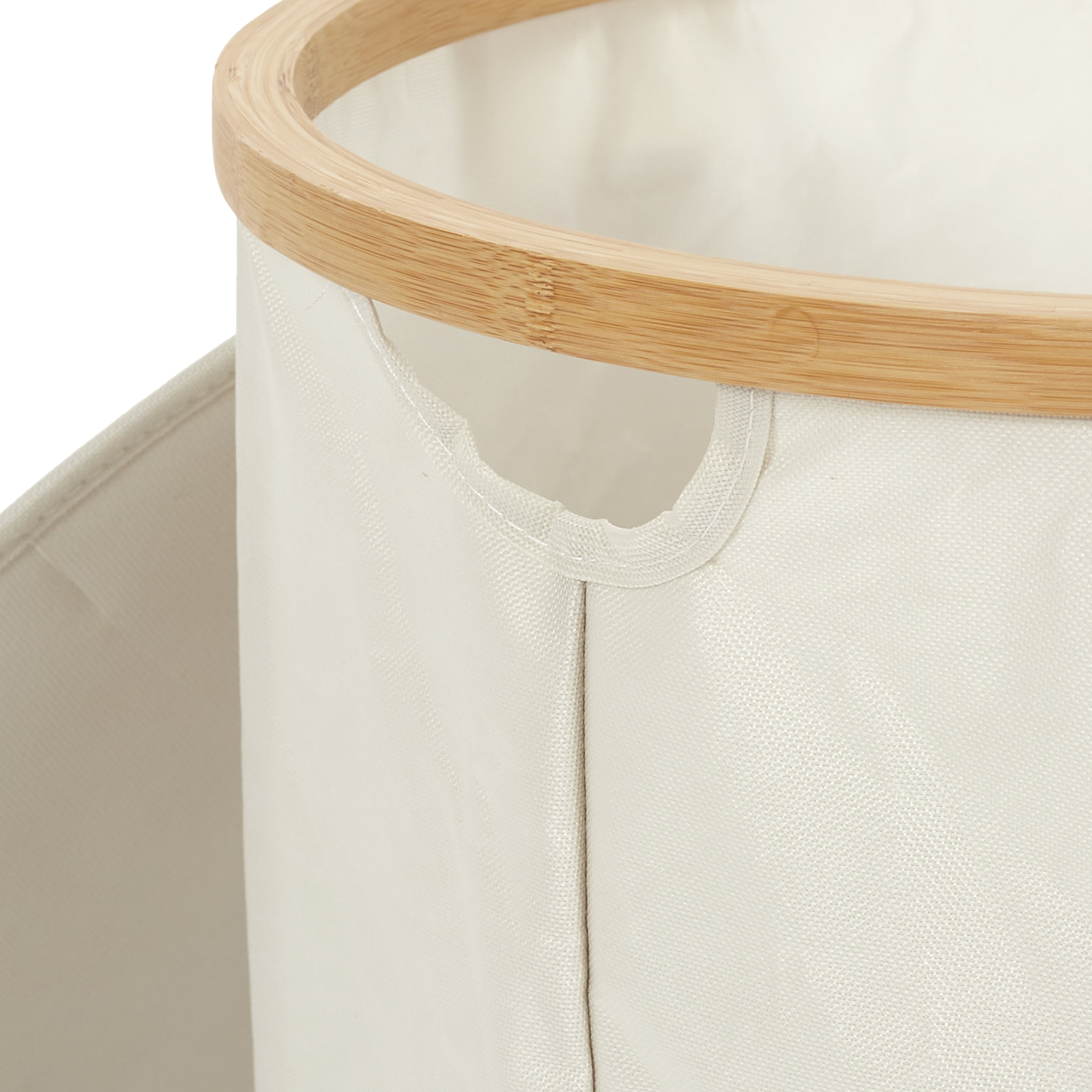 Panier De Rangement Rond Cerclage Bambou