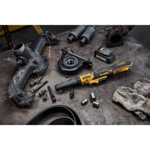 Clé à cliquet DEWALT XR 18V Brushless - Têtes interchangeables 1/4', 3/8' et porte-embout hexagonal 1/4' - DCF510N-XJ