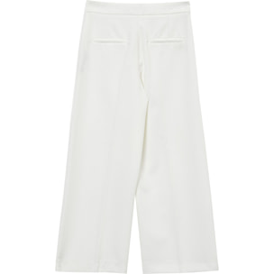 Pantalone culotte tinta unita