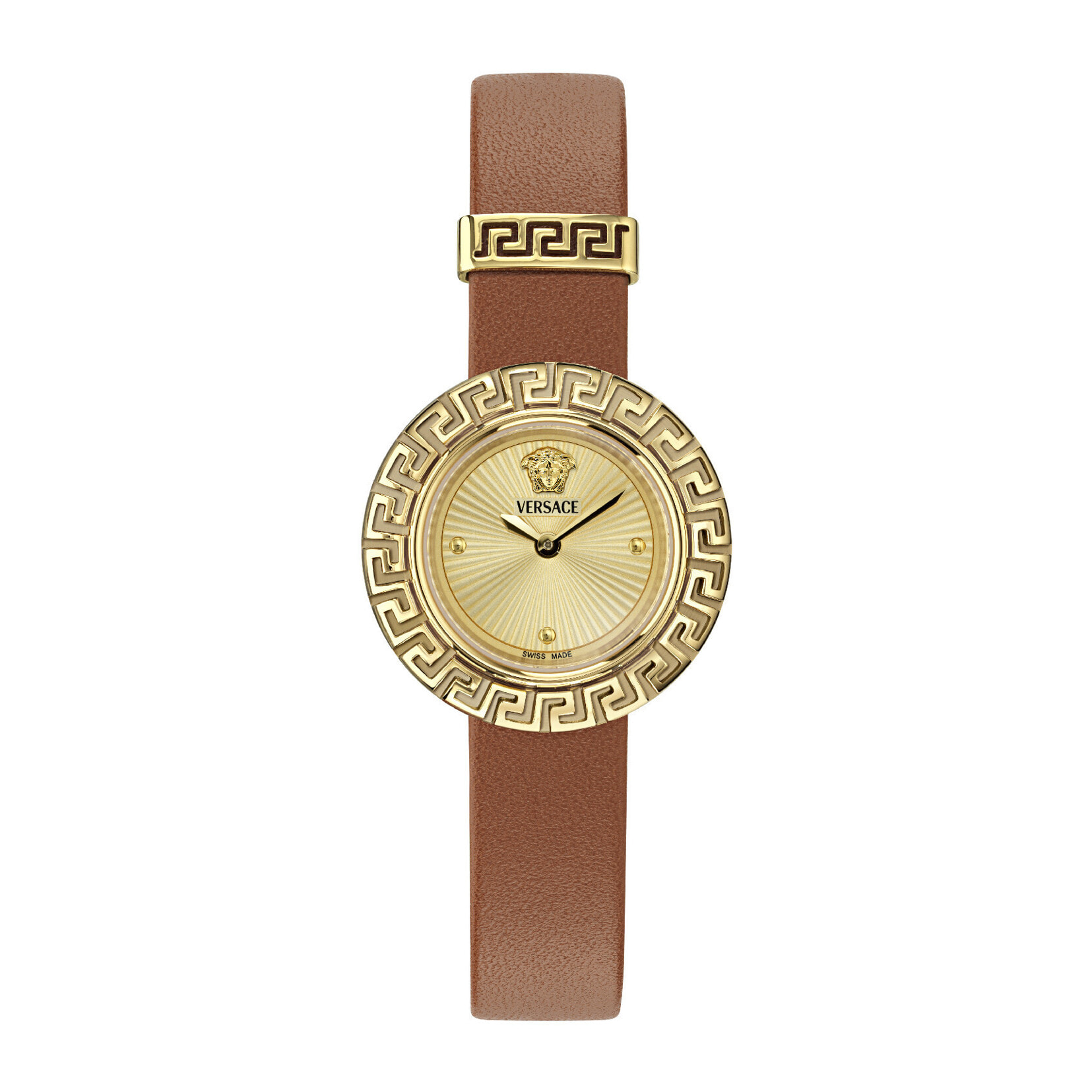 Versace Reloj Analógico De Cuarzo Iconic La Greca