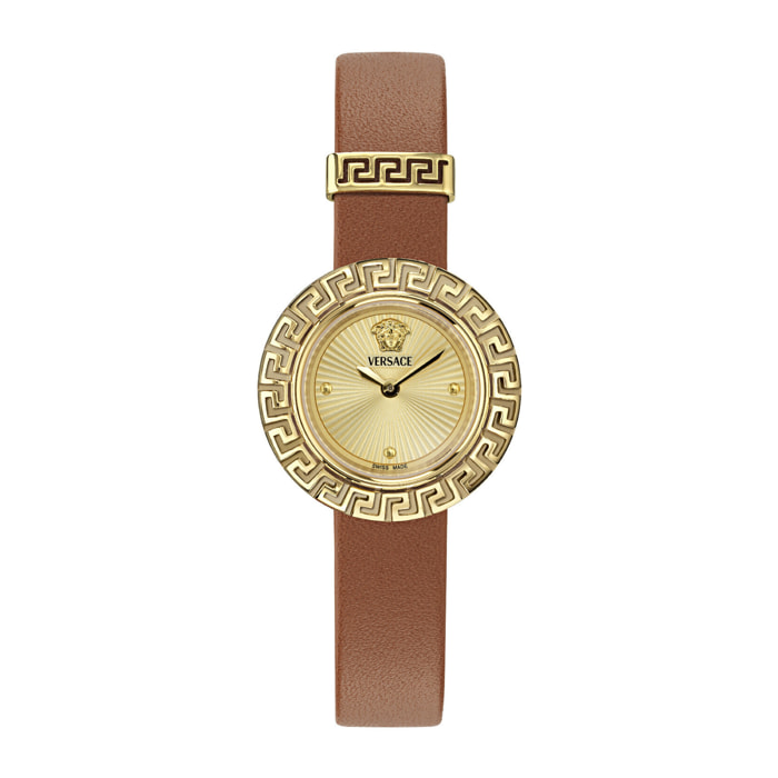 Versace Reloj Analógico De Cuarzo Iconic La Greca