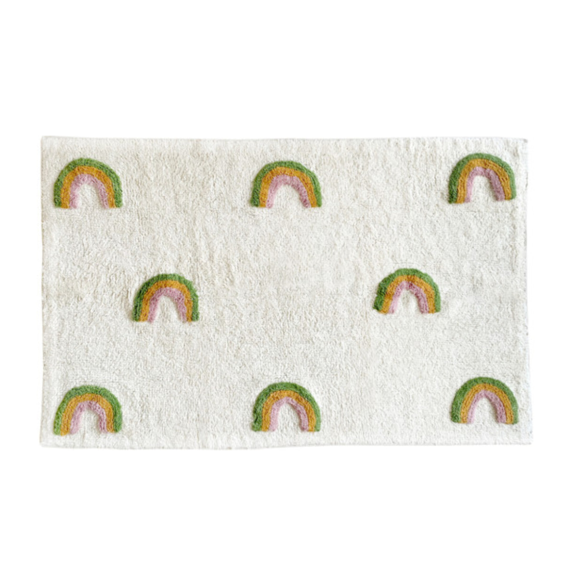 Tapis enfant rectangulaire arc-en-ciel 90 x150cm - RAINBOW
