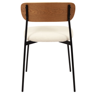 Chaise Bouclette Loki - Lot De 4
