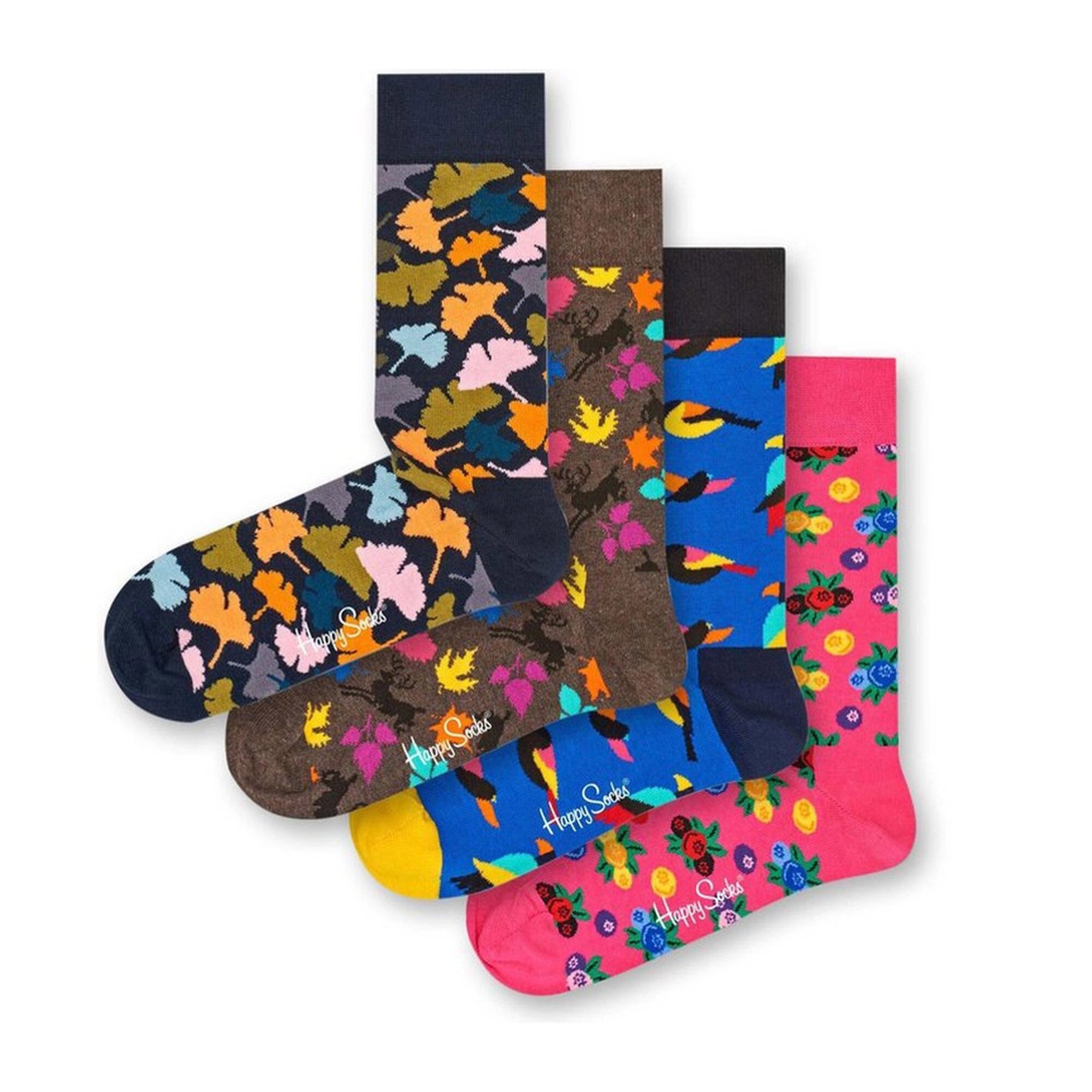 Set de 4 pares de calcetines - diseño "Forest"