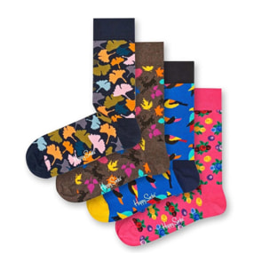 Set de 4 pares de calcetines - diseño "Forest"