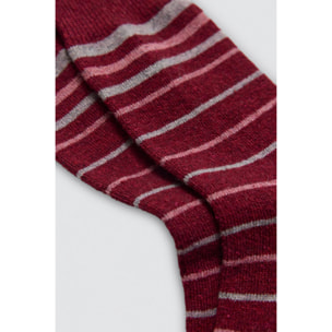 Confezione da 3 calzini di lana stampati in colori