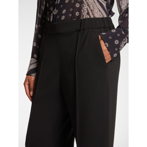 Elena Mirò - Pantaloni dalla gamba ampia - Nero
