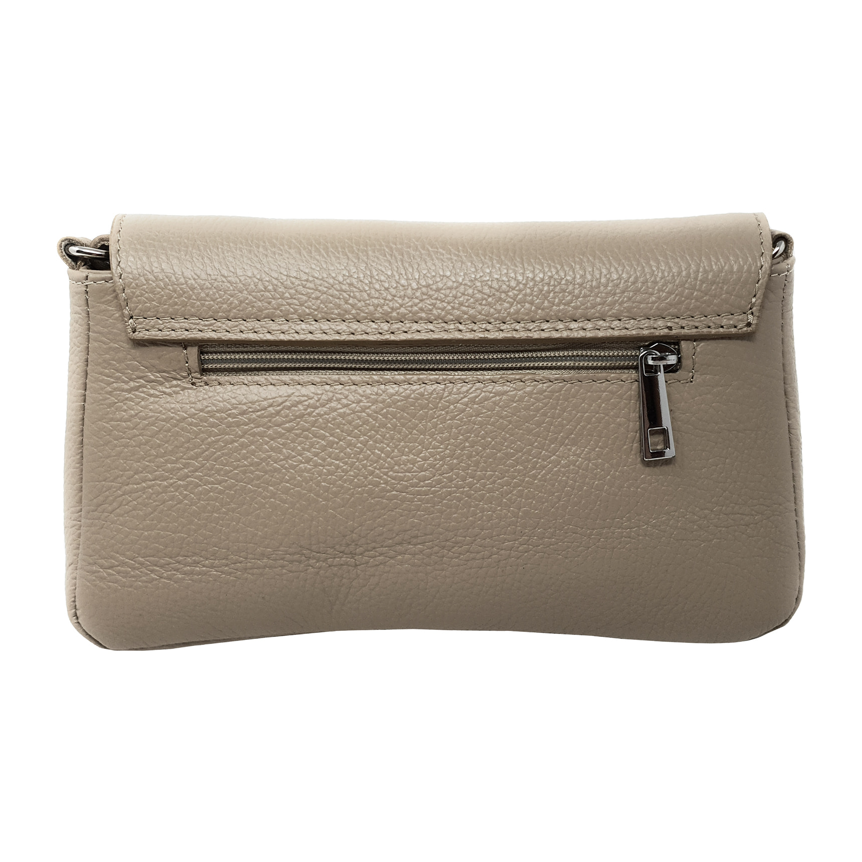 Chicca Borse Tracollina Donna in Pelle Fango