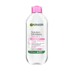Lot de 6 - Garnier SkinActive Micellaire Tout en 1 Peaux Sensibles 400mL