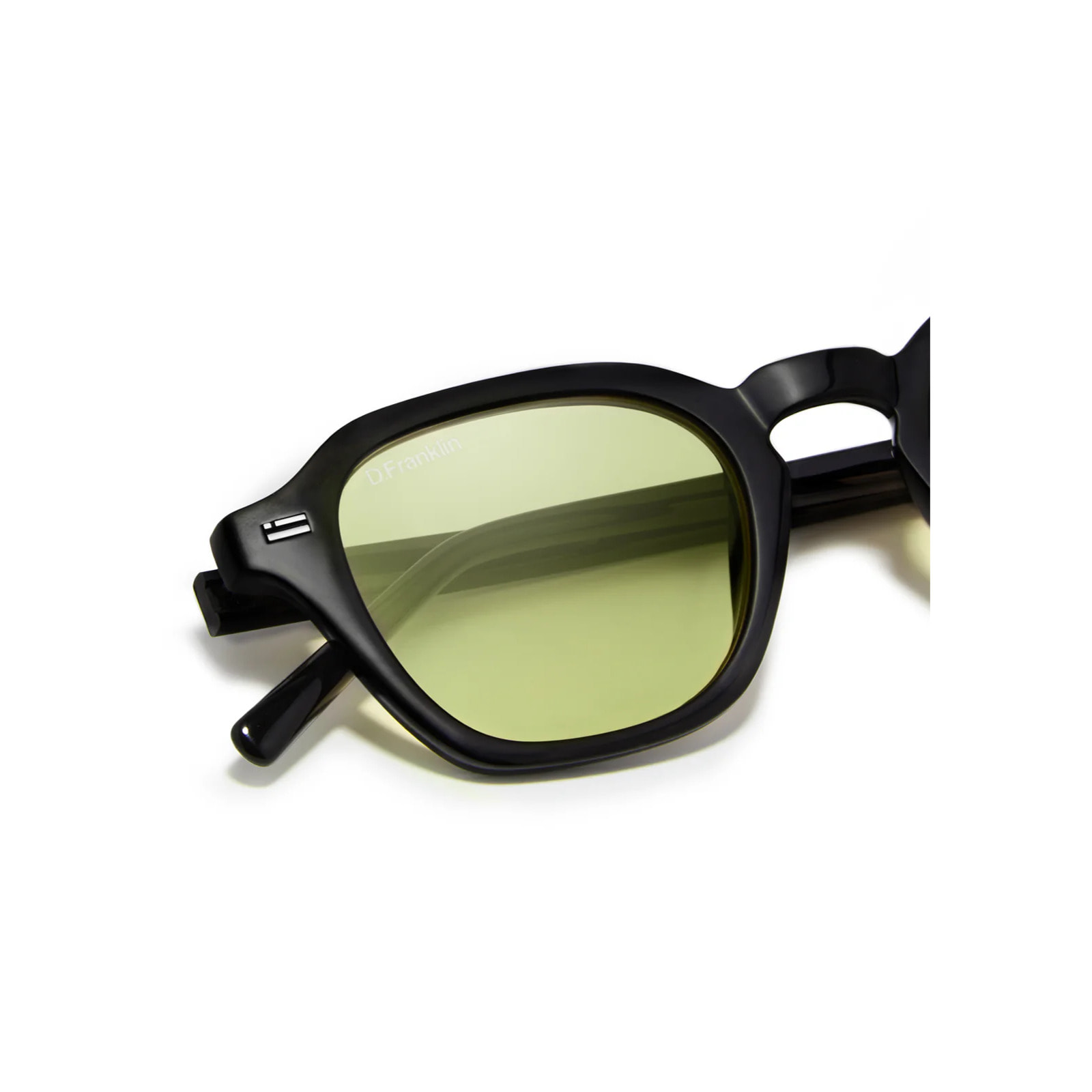 Gafas de Sol Ultra Light S Square Black / Green D.Franklin