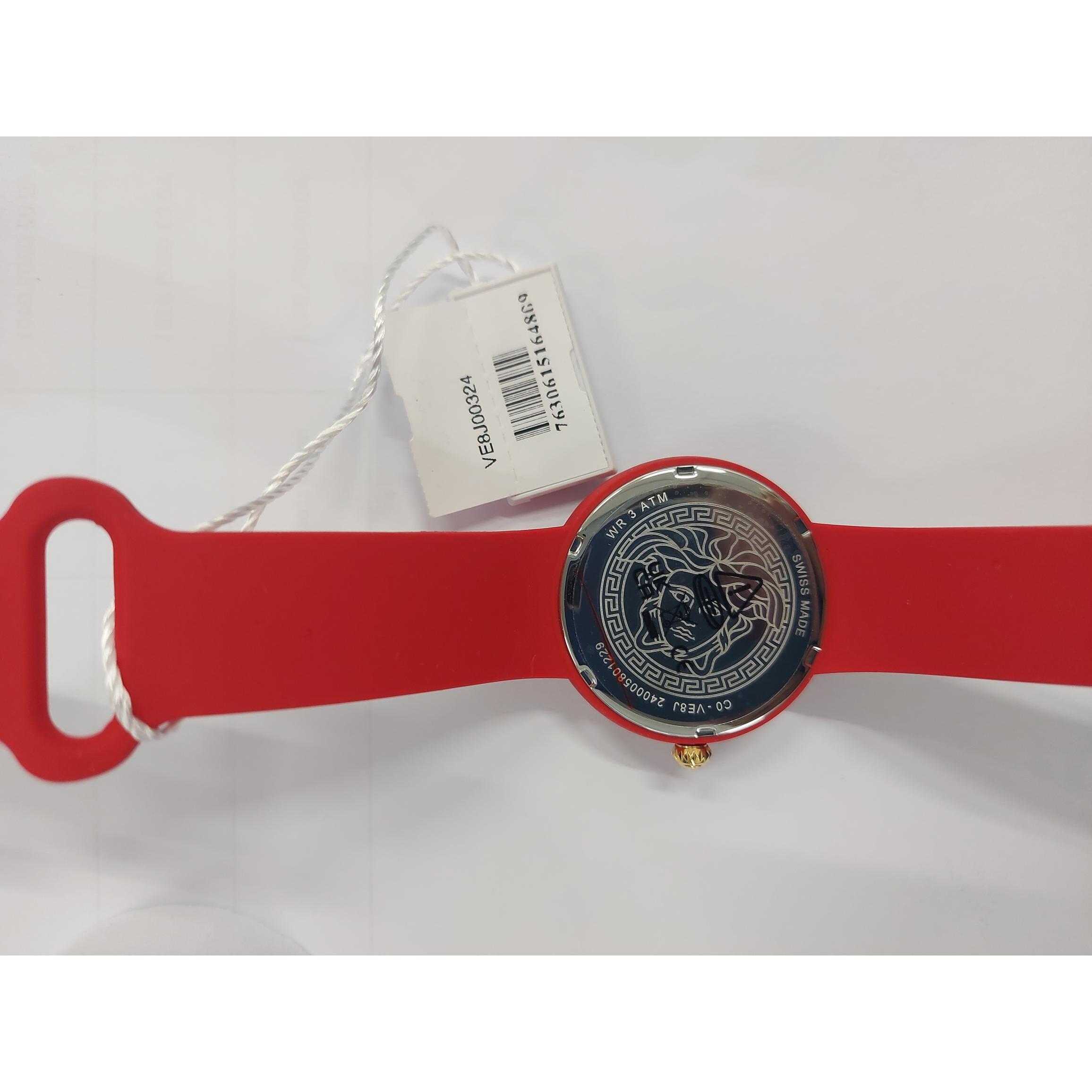 Versace Quartz 2 Hands Watch Iconic.medusa Pop (Wc-8J)