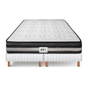 ENSEMBLE LE BRIGHTON - Matelas 2 Places + 2 Sommiers