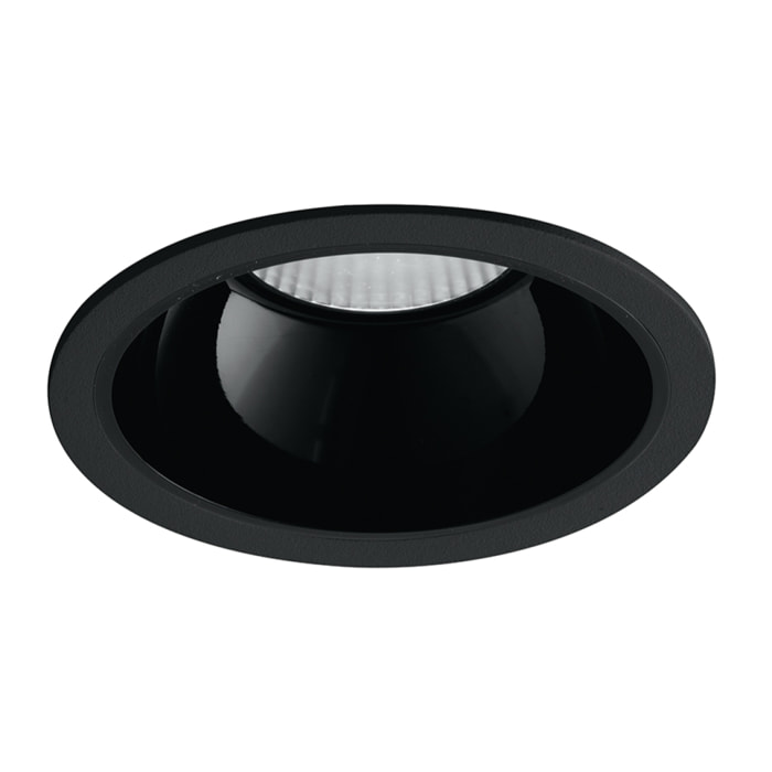 INCASSO LED LANDER NERO 30W 3000LM UGR 3000K CRI90 12,8X14,1CM