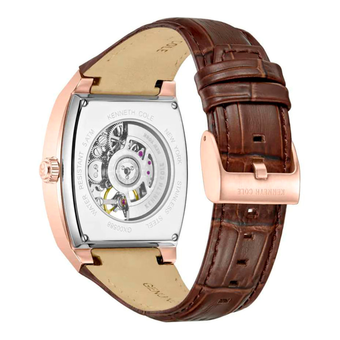 Reloj Kenneth Cole KCWGX0058803 Hombre Analogico Automatico con Correa de Cuero