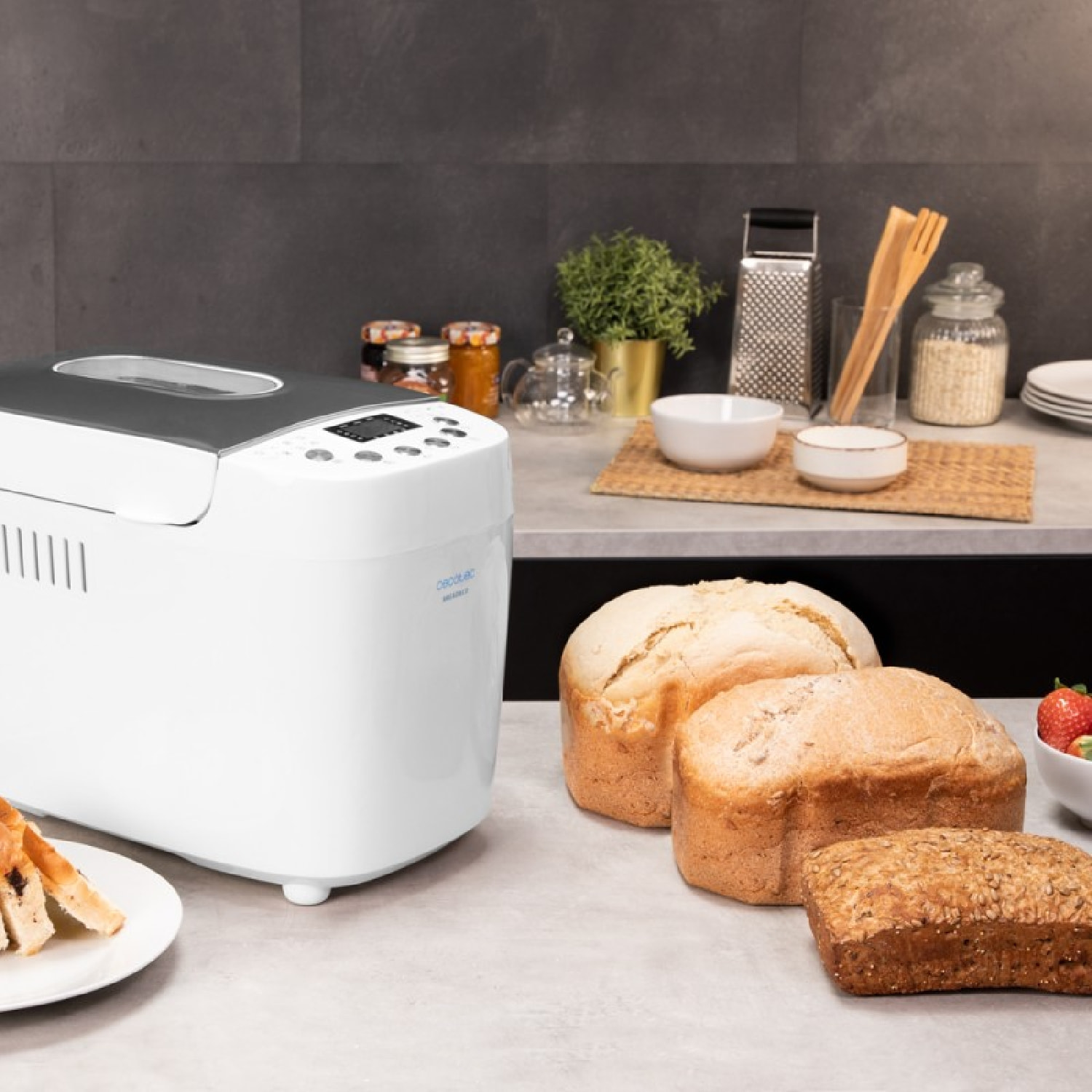 Cecotec Panificadora Bread&Co 1500 PerfectCook. 850 W 15 Kg 15 Programas 15 hora