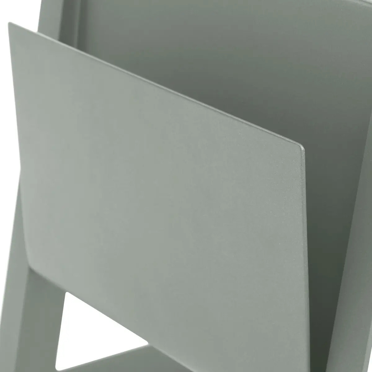 Table d''appoint de jardin carrée "Allure" vert laurier 55x45x55cm