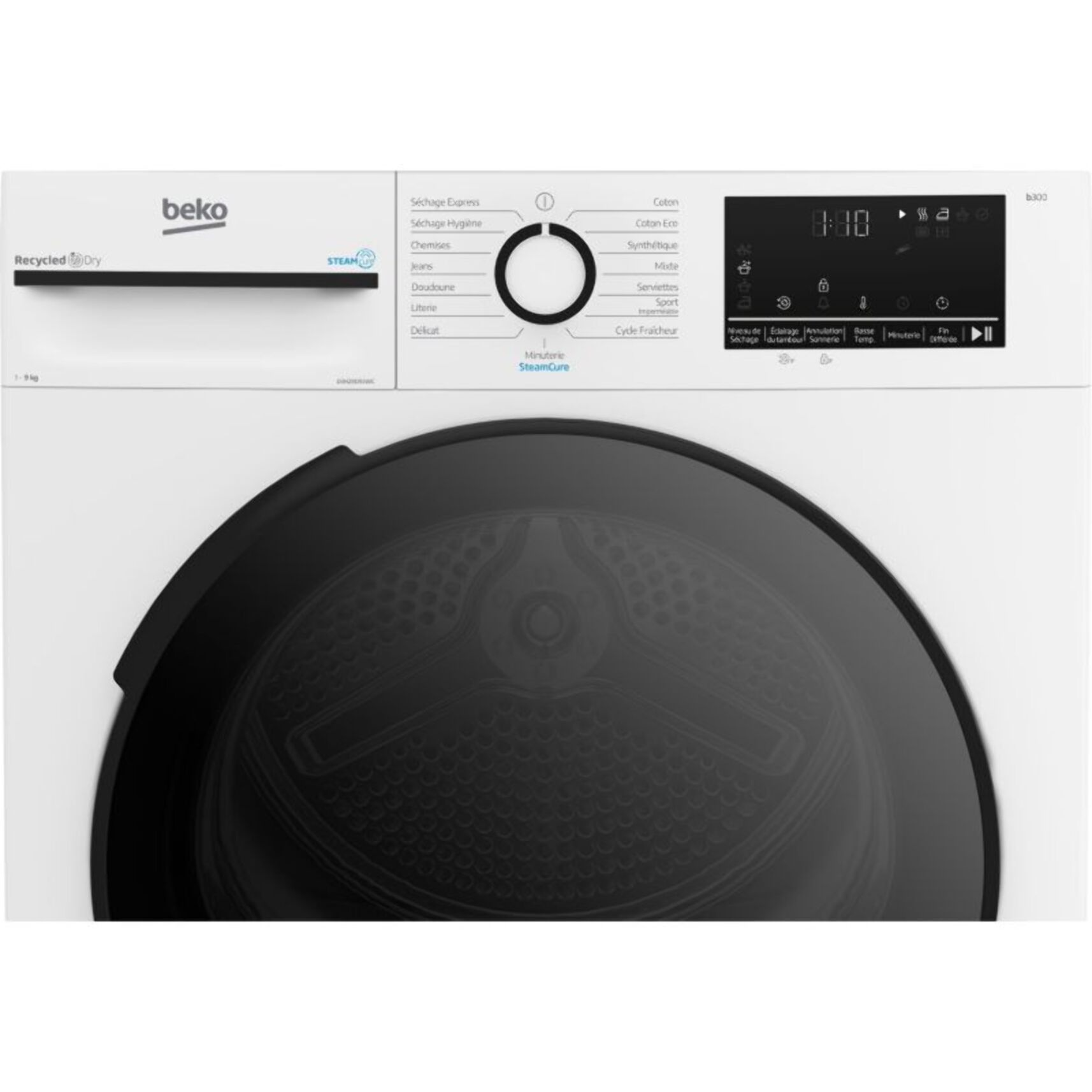 Sèche linge pompe à chaleur BEKO D3H29D93WC