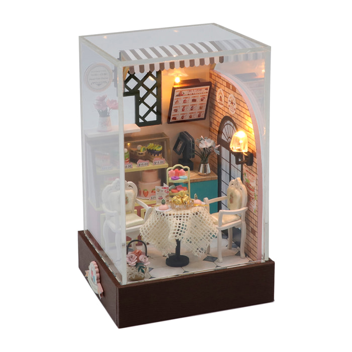 Pastelería Dulce Diario. Maqueta 3D realista con gran detalle y luces led.