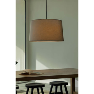 WINDSOR Lampe suspension noir/gris