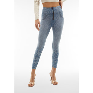 Jeggings push up WR.UP® vita alta stampa geometrica all over