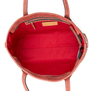 Badesi bolso de hombro mujer. Piel auténtica NOBUCK.