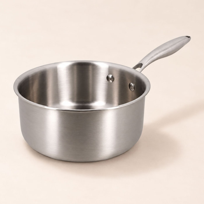 Casserole en acier inoxydable 18cm - tous feux TRINOX