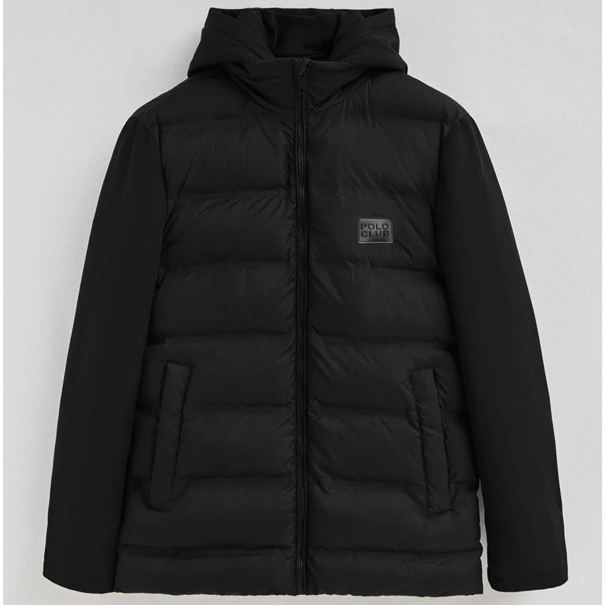 Chaqueta Cenit negra con logo Polo Club