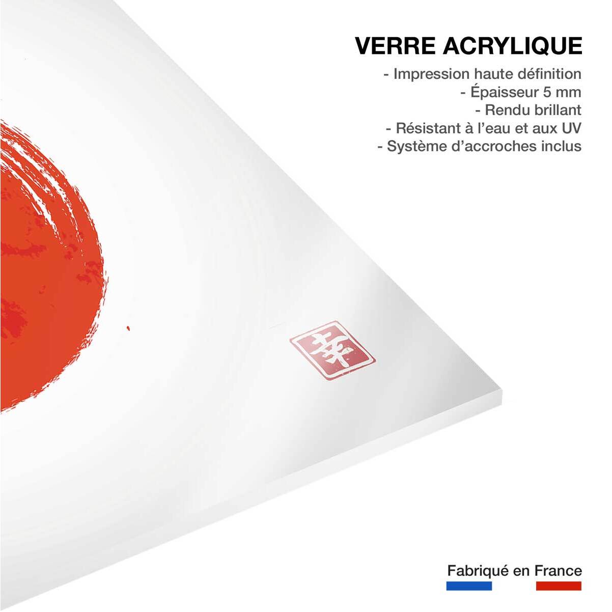 Tableau shinto et son rossignol Tableau plexiglas