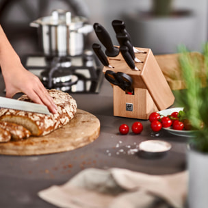 8-pcs, Bloc de couteaux, Nature