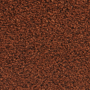 Chauffeuse bouclette texturée 1 place terracotta L 93 x P 104 x H 85cm - Boni